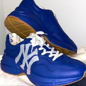 Gucci Shoes // Rhyton NY yankee blue // men sz 8.5